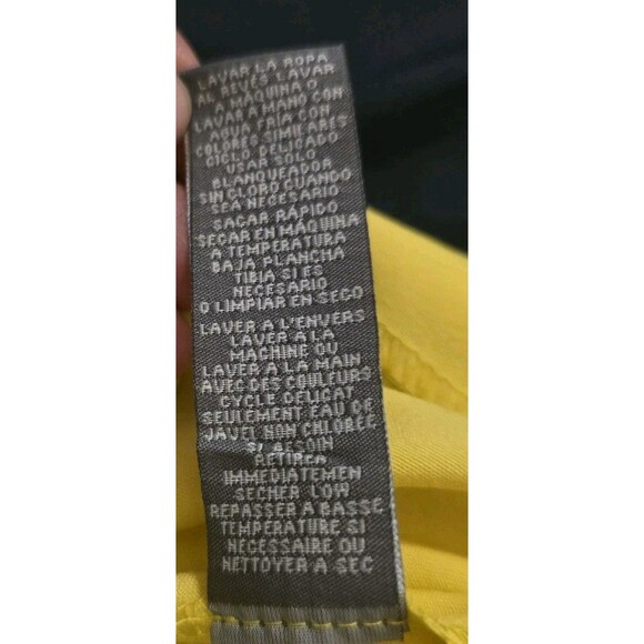 Sharagano Women’s Size 10 Yellow Zip Front Belted Utility Dress NWOT - Picture 9 of 10